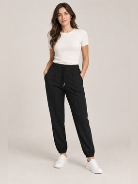 Sage Collective Black Drawstring Joggers Women’s M